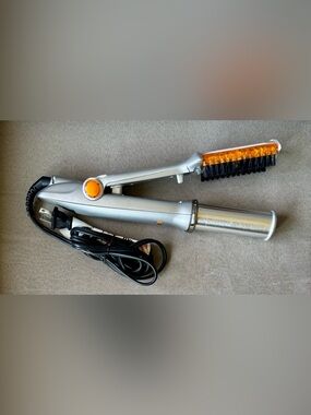 InStyler Rotating Hair Straightening Curling Hot Iron 1 1/4" IS1001 Tested